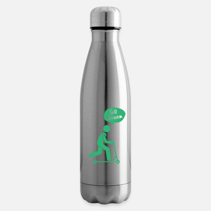 Go Green E-Scooter - Isolierflasche - Lightsilver