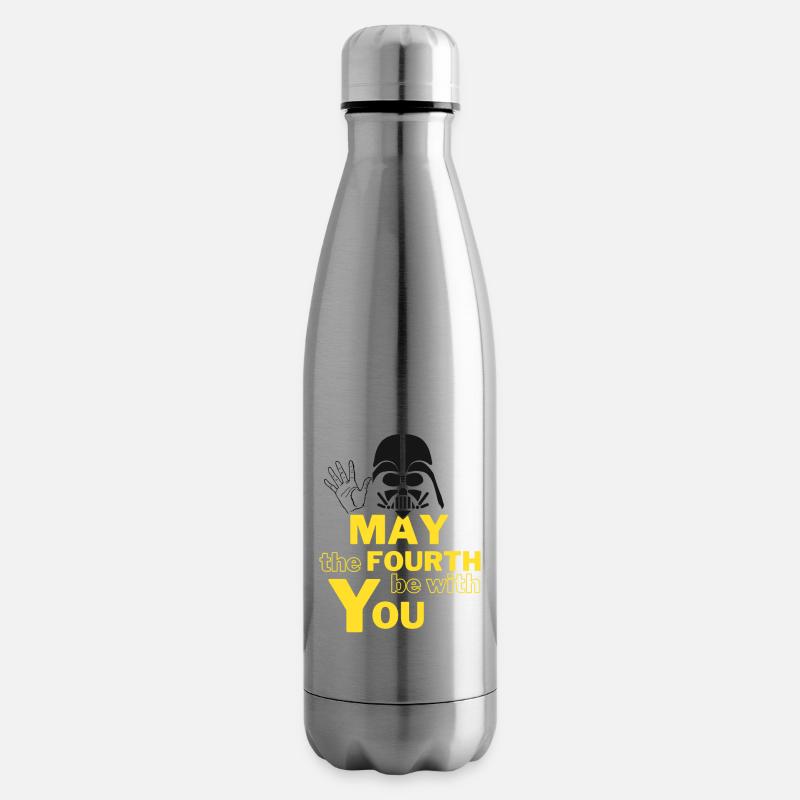 May the Fourth be with you - Isolierflasche - Lightsilver