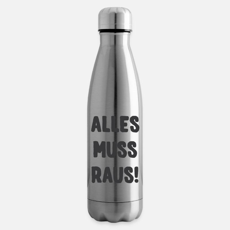 ALLES MUSS RAUS! - Isolierflasche - Lightsilver