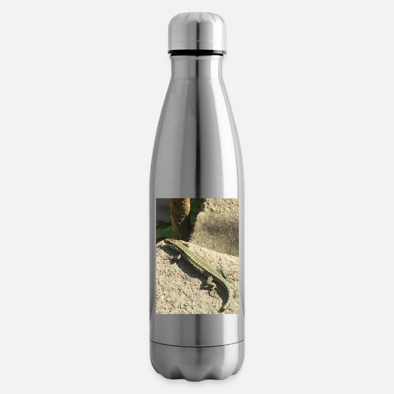 Eidechse - Isolierflasche - Lightsilver