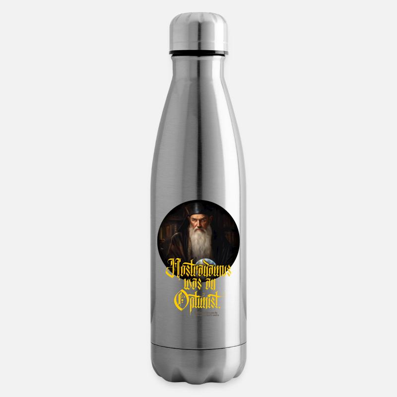 Nostradamus ☛ www.spassprediger.de - Isolierflasche - Lightsilver