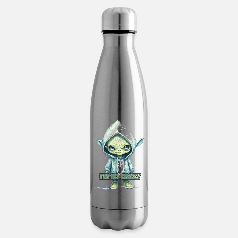 I'M SO CRAZY - Isolierflasche - Lightsilver