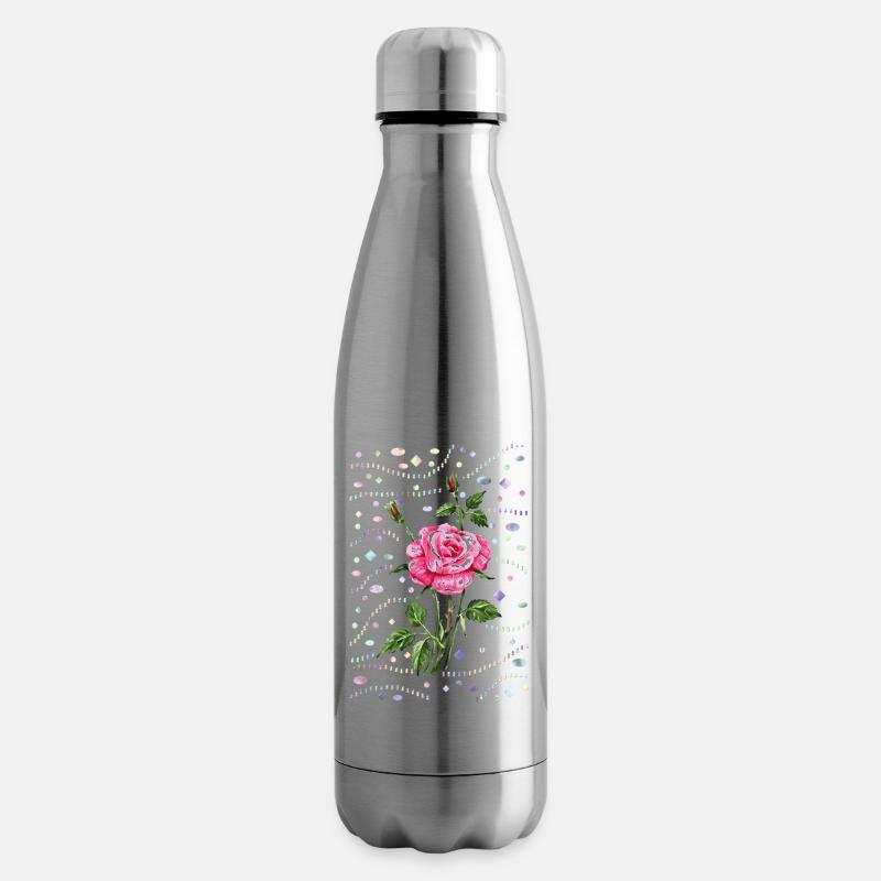Blume - Isolierflasche - Lightsilver