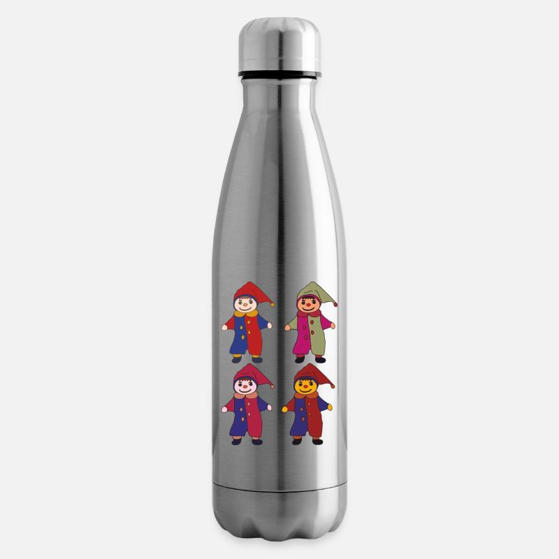 kasper im Viererpack - Isolierflasche - Lightsilver