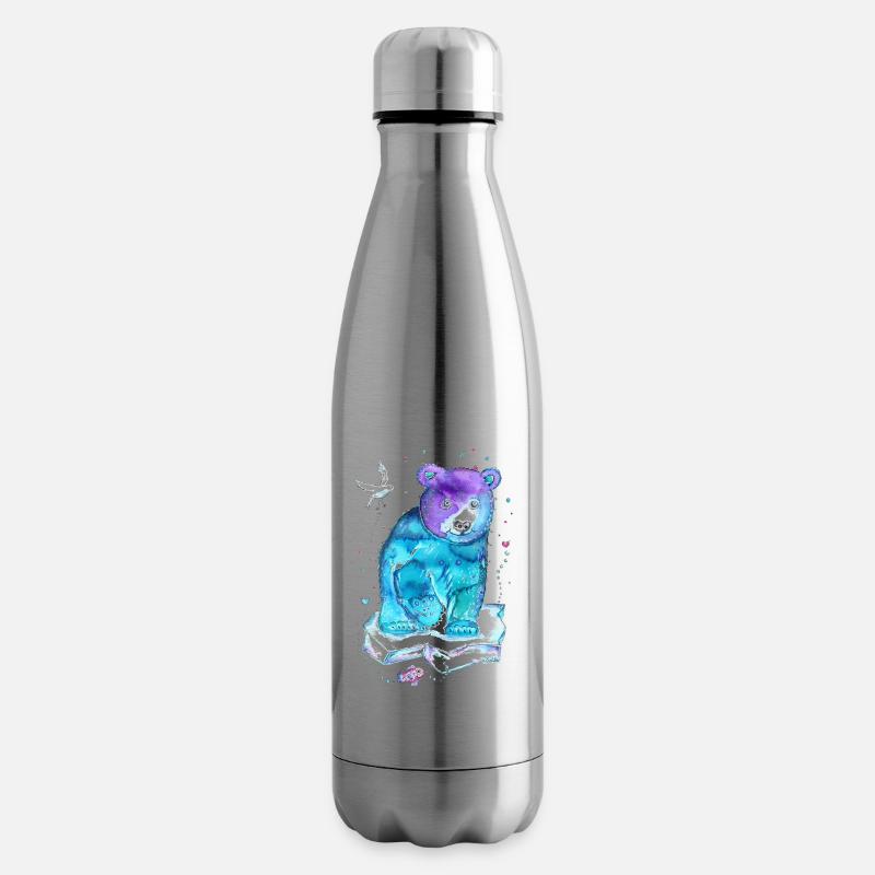 Gute Laune Eisbär - Isolierflasche - Lightsilver