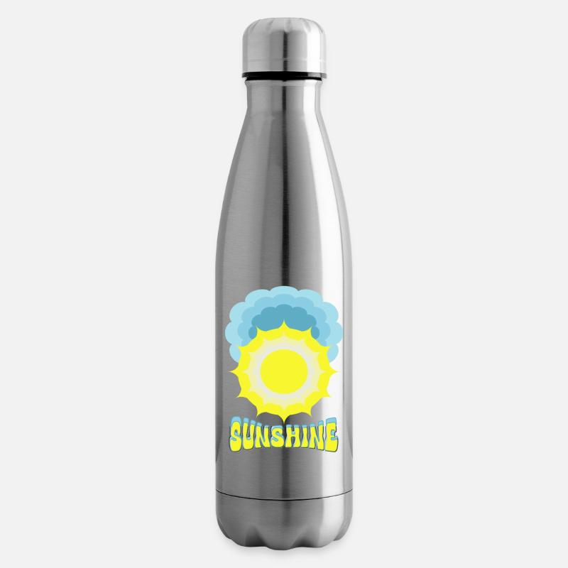 Sonne Sonnenschein - Isolierflasche - Lightsilver