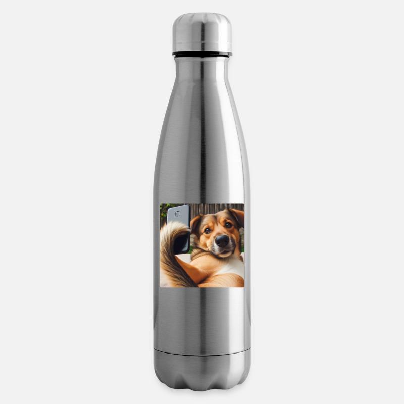 Mach dich bereit, Selfie-1 - Isolierflasche - Lightsilver