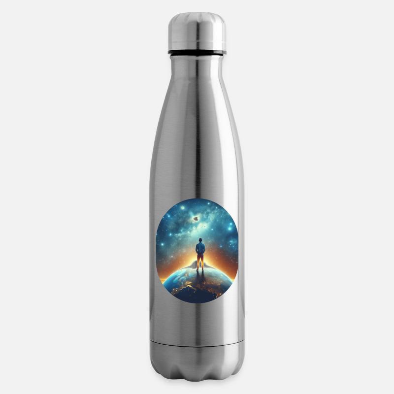 Je suis le roi de rien - Bouteille isotherme - argent clair