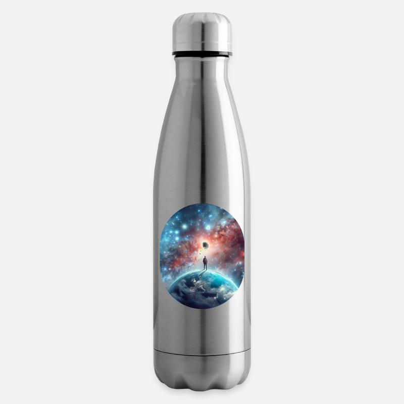 Que quelqu’un me parle - Bouteille isotherme - argent clair