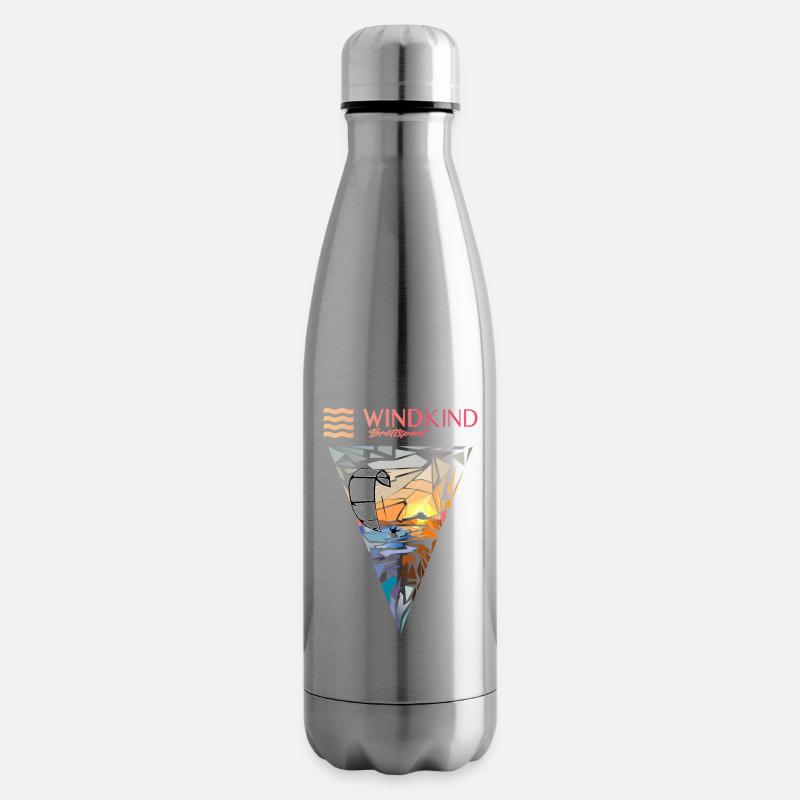 Kitesurfer - Isolierflasche - Lightsilver