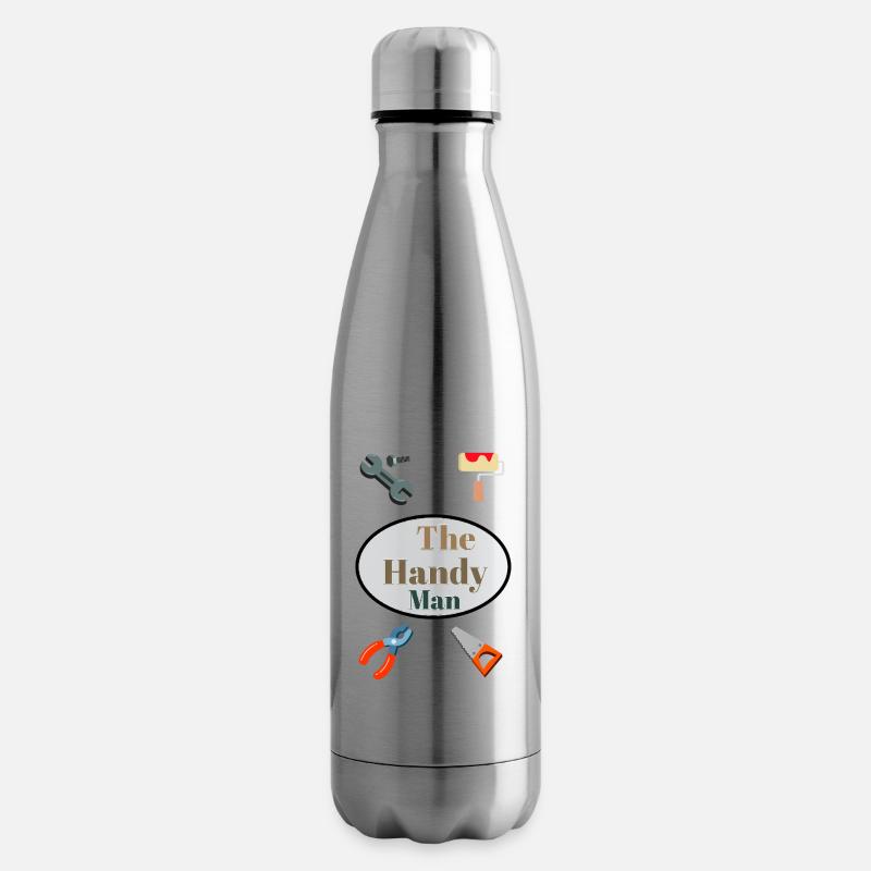 Praktischer Handwerker DIY Motiv - Isolierflasche - Lightsilver