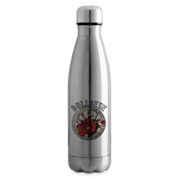 Bullseye Darts Fan Dartpfeil Dartboard - Bouteille isotherme - argent clair - Droite