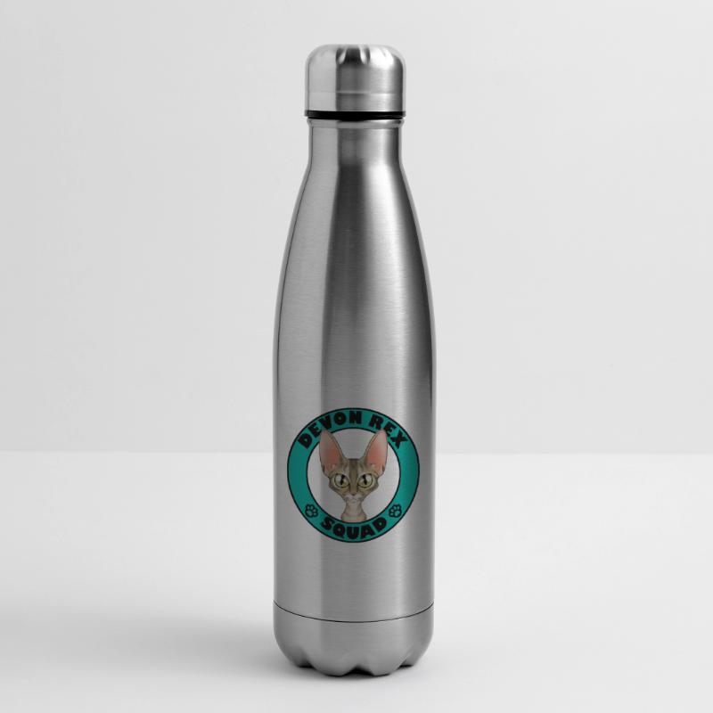 Devon Rex Squad I Cat Lover I Devon Rex Cat Insulated Water Bottle