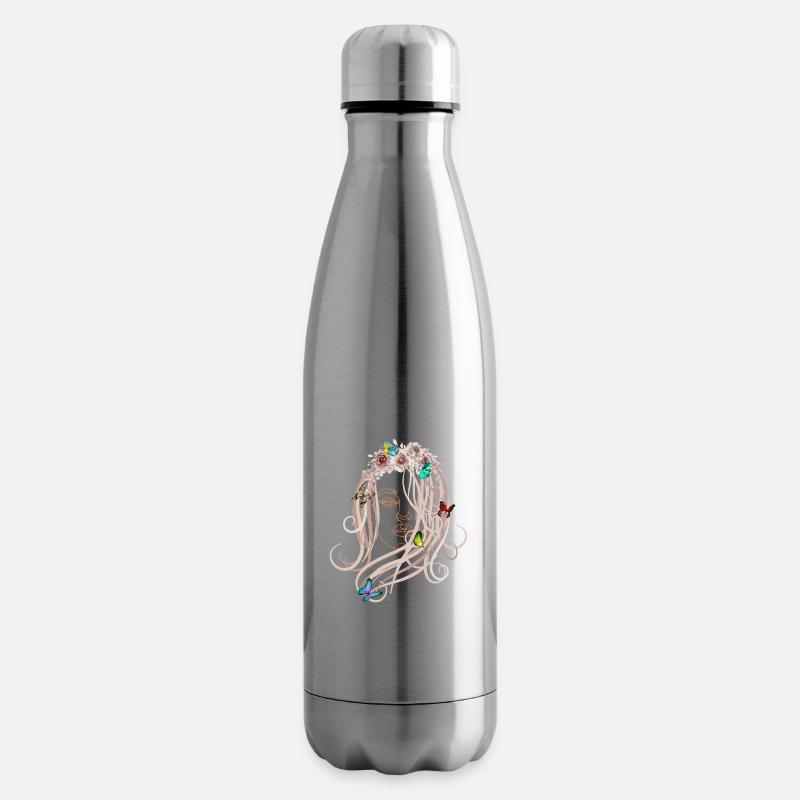 butterfly kisses - Isolierflasche - Lightsilver
