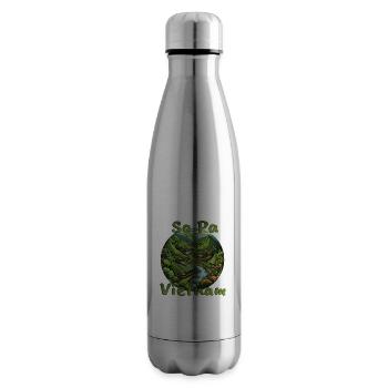 Sa Pa Vietnam: Grüne Reisterrassen - Isolierflasche - Lightsilver - Rechts