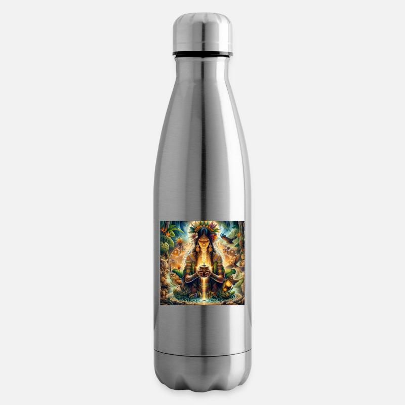 Cérémonie du cacao - Bouteille isotherme - argent clair