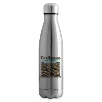 Terlingua, Ville Fantôme, Texas, Désert, Grunge - Bouteille isotherme - argent clair - Droite