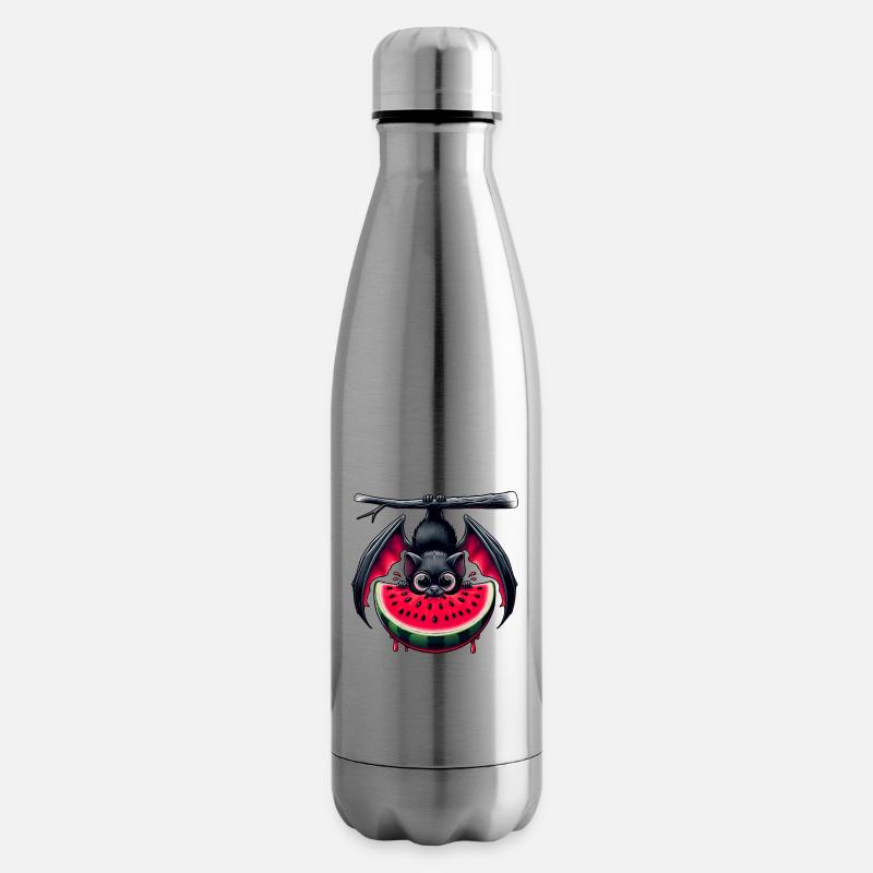 Fledermaus Sommerfrucht Melone - Isolierflasche - Lightsilver