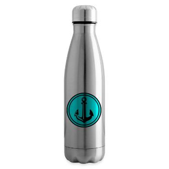Anker Icon Symbol - Isolierflasche - Lightsilver - Rechts