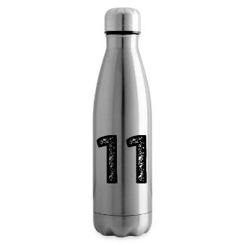 11 number jersey - Insulated Water Bottle - silver - Right