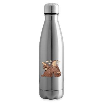 Pangolin Papa Pangolin - Bouteille isotherme - argent clair - Droite