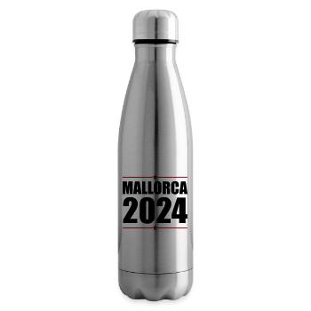 Jours fériés à Majorque 2024 - Bouteille isotherme - argent clair - Droite