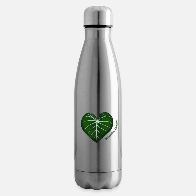 Philodendron Gloriosum - Bouteille isotherme - argent clair
