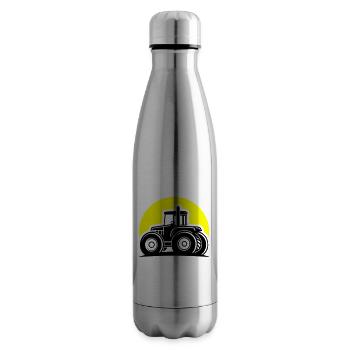 Traktor Icon Farmer Symbol - Isolierflasche - Lightsilver - Rechts