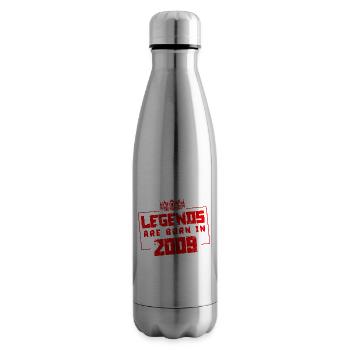 2009 legends born in - Insulated Water Bottle - silver - Right