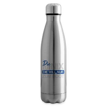Boot Captain Geschenk Schiff Bootsbesitzer Kapitän - Isolierflasche - Lightsilver - Rechts