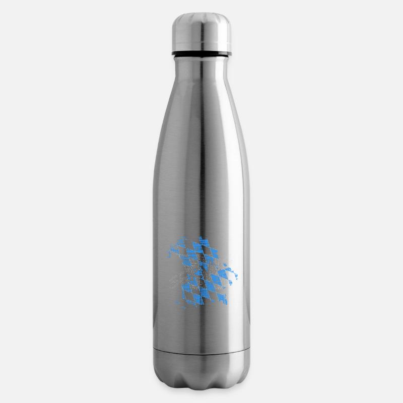 Servus Bayern - Isolierflasche - Lightsilver