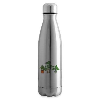 | cadeaux Hobby Gardener Amoureux des plantes Plantes - Bouteille isotherme - argent clair - Droite