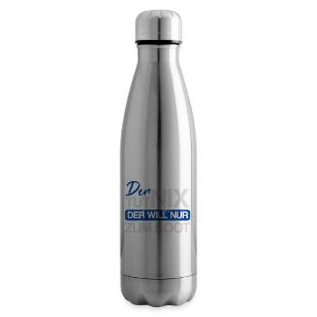 Boot Captain Geschenk Schiff Bootsbesitzer Kapitän - Isolierflasche - Lightsilver - Rechts