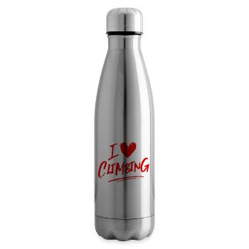 Ich liebe Klettern - Isolierflasche - Lightsilver - Rechts