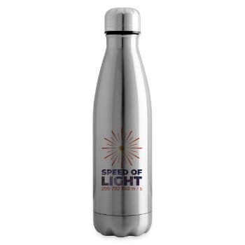 Speed of light - Insulated Water Bottle - silver - Right