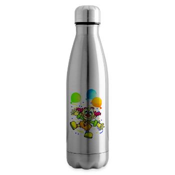 CLOWN Party - Insulated Water Bottle - silver - Right