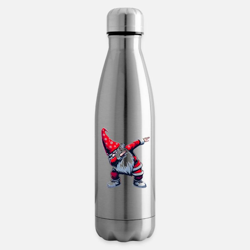 Dabbing Weihnachtsmann Dab Nikolaus - Isolierflasche - Lightsilver