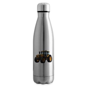Traktor Farmer Symbol - Isolierflasche - Lightsilver - Rechts