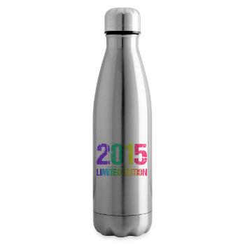 2015 Limited Edition Jahrgang 15er Retro Jahrgang - Isolierflasche - Lightsilver - Rechts