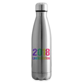 2018 Limited Edition Jahrgang 18er Retro Jahrgang - Isolierflasche - Lightsilver - Rechts