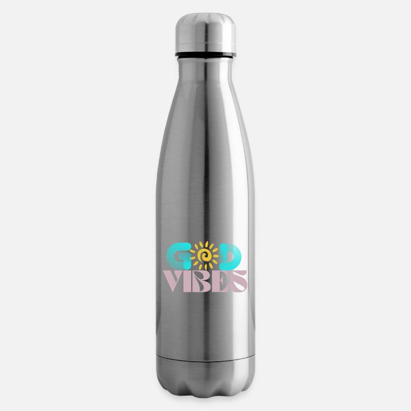 GodVibes - Isolierflasche - Lightsilver