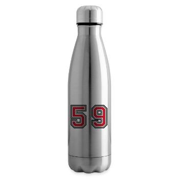 59 Zahl Symbol - Isolierflasche - Lightsilver - Rechts