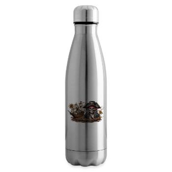Voilier Pirate Capitaine Aventure Costume Design - Bouteille isotherme - argent clair - Droite