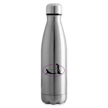 Hochzeit Brautpaar Leine - Isolierflasche - Lightsilver - Rechts