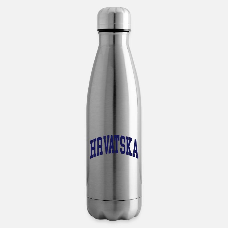 Kroatien - Isolierflasche - Lightsilver