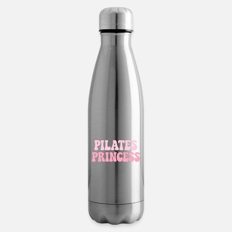 Princesse Pilates - Bouteille isotherme - argent clair