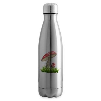 Toadstools - Insulated Water Bottle - silver - Right