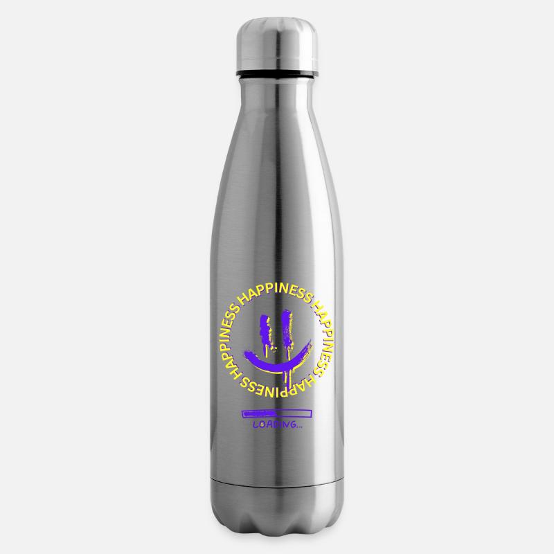 Happiness Loading - Isolierflasche - Lightsilver