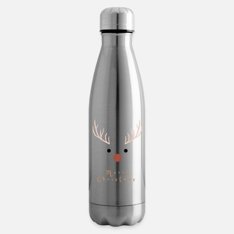 Merry Christmas - Isolierflasche - Lightsilver