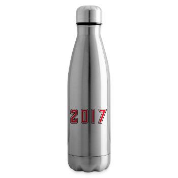 2017 Jahr Geburtstag - Isolierflasche - Lightsilver - Rechts